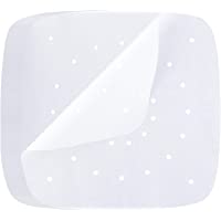 LUTER 120 Piezas De Papel De Pergamino Para Freidora De Aire De 21.6cmPapel De Pergamino Perforado Blanco Papel De…